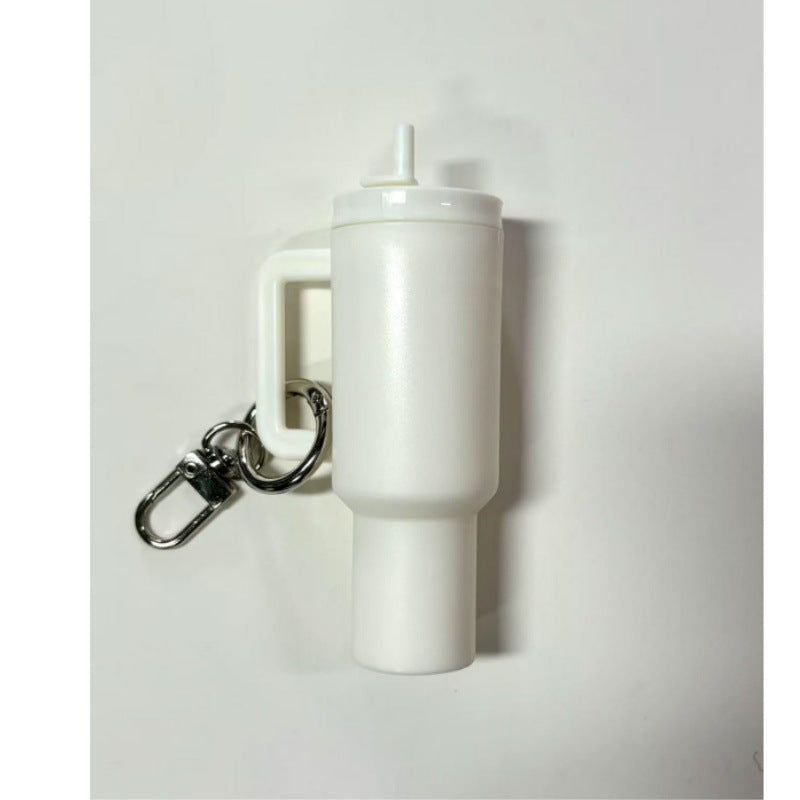 Wholesale 10pcs/pack Keychain Pendant Ice Cup Keychain Can Hold Lipstick Pendant
